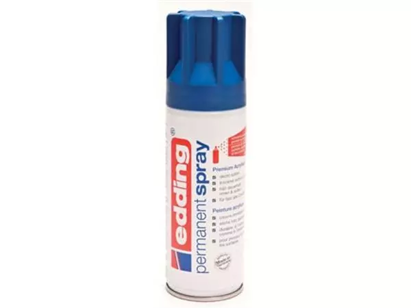 Een Edding Permanent Spray 5200, 200 ml, gentiaanblauw mat koop je bij ShopXPress