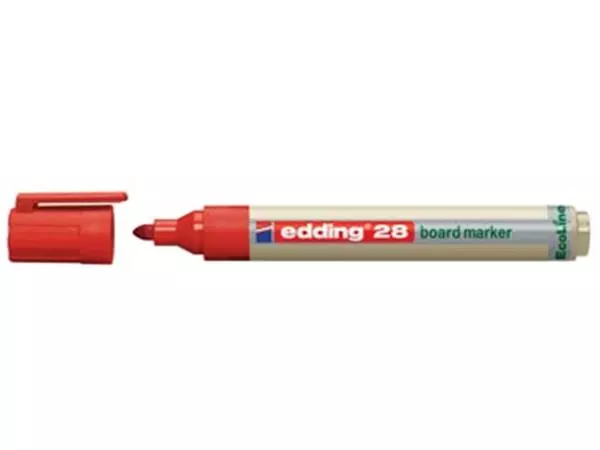 Een Edding Whiteboardmarker Ecoline e-28 rood koop je bij ShopXPress