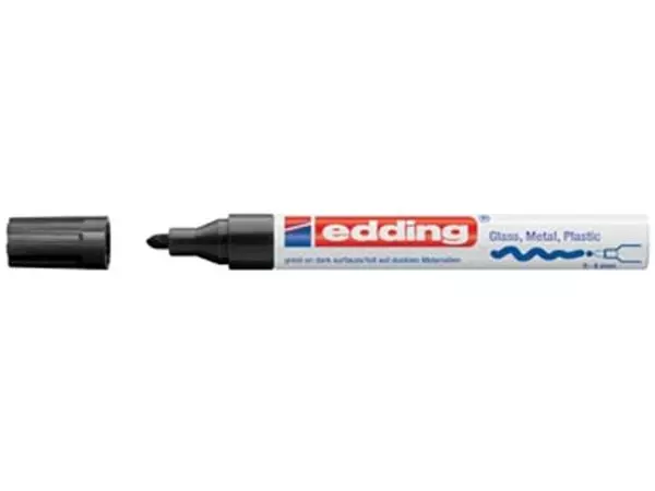 Een Edding glanslakmarker e-750 CR zwart koop je bij ShopXPress