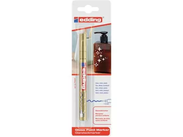 Een Edding paintmarker e-751 Professional goud, op blister koop je bij ShopXPress