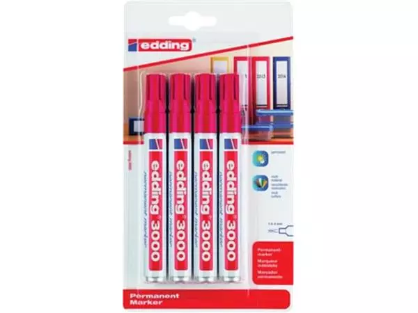 Een Edding permanent marker 3000 koop je bij ShopXPress