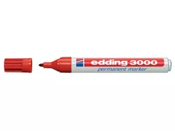 Vous pouvez acheter un Edding marqueur permanent, 3000, rouge chez Supplierz BV