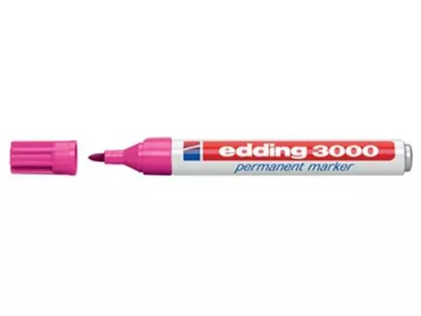 Een Edding permanent marker 3000 roze koop je bij ShopXPress