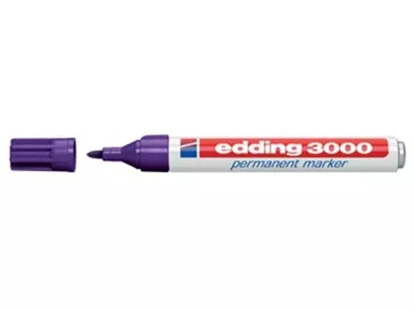 Een Edding permanent marker 3000 violet koop je bij ShopXPress