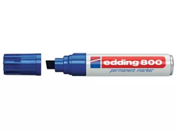 Een Edding permanent marker e-800 blauw koop je bij ShopXPress