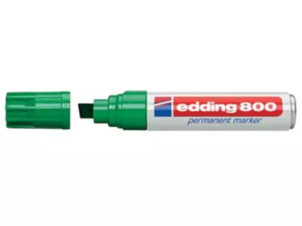 Een Edding permanent marker e-800 groen koop je bij ShopXPress