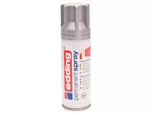 Een Edding permanent spray 5200, 200 ml, zilver mat koop je bij ShopXPress