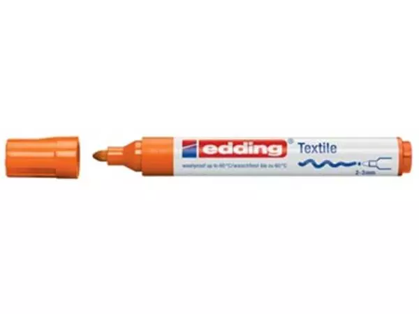 Een Edding textielmarker 4500 oranje koop je bij ShopXPress