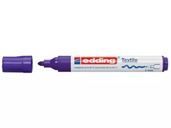 Een Edding textielmarker 4500 violet koop je bij ShopXPress