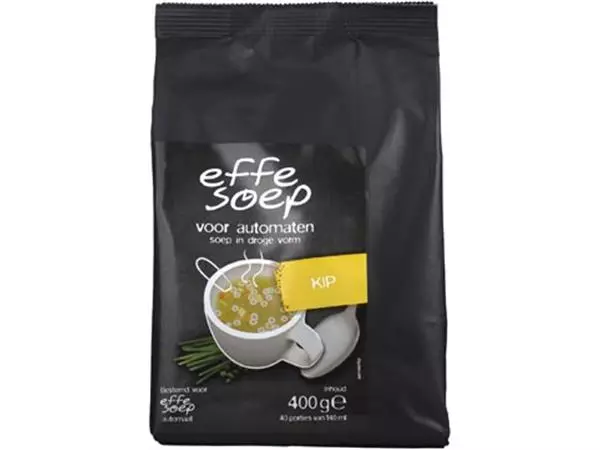 Een Effe Soep vending, kip, 140 ml, zak van 40 porties koop je bij ShopXPress