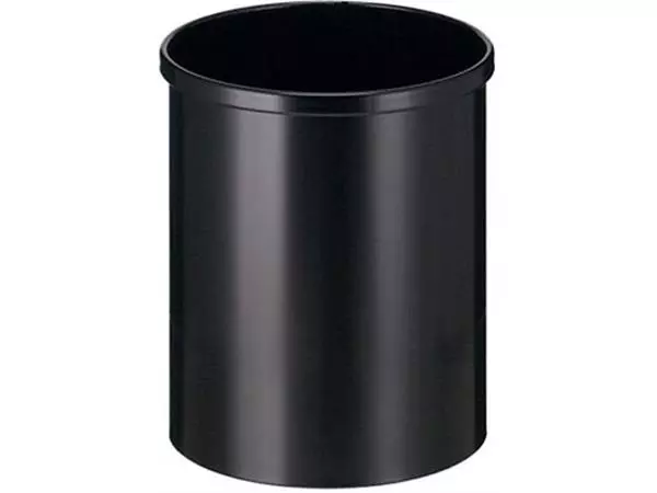 Een Eko papierbak uit metaal, inhoud 15 L, zwart koop je bij ShopXPress