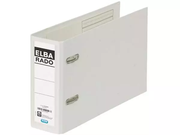 Een Elba Rado Plast ordner voor ft A5 dwars, wit, rug van 7,5 cm koop je bij ShopXPress