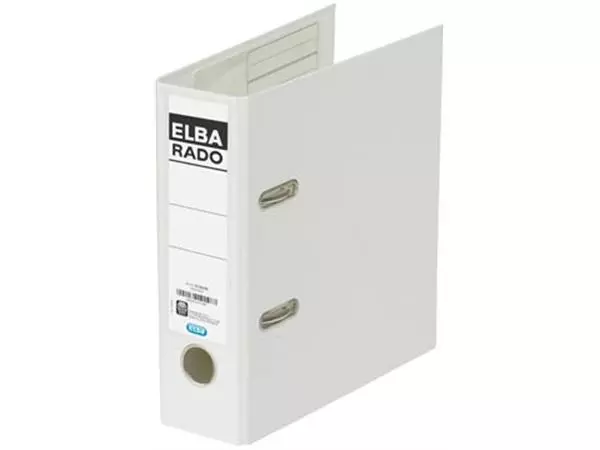 Een Elba Rado Plast ordner voor ft A5 staand, wit, rug van 7,5 cm koop je bij ShopXPress