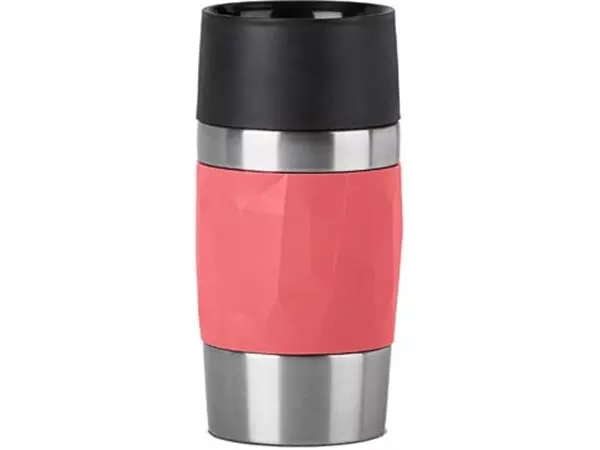 Een Emsa Travel Mug Compact thermosbeker, 0,3 l, koraal koop je bij ShopXPress