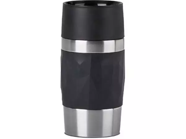 Een Emsa Travel Mug Compact thermosbeker, 0,3 l, zwart koop je bij ShopXPress