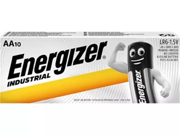 Een Energizer Industrial alkaline batterij AA/LR06/E91, 10 stuks koop je bij ShopXPress