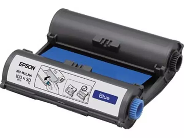 Een Epson inkttape RC-R1LNA ft 100 mm x 30 m, blauw koop je bij ShopXPress