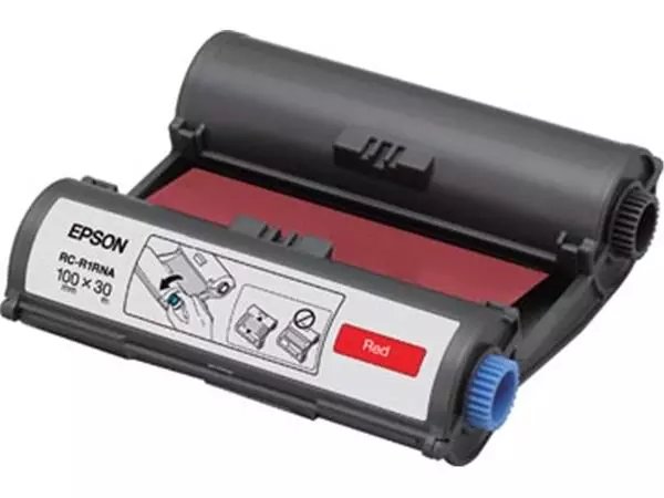 Een Epson inkttape RC-R1RNA ft 100 mm x 30 m, rood koop je bij ShopXPress