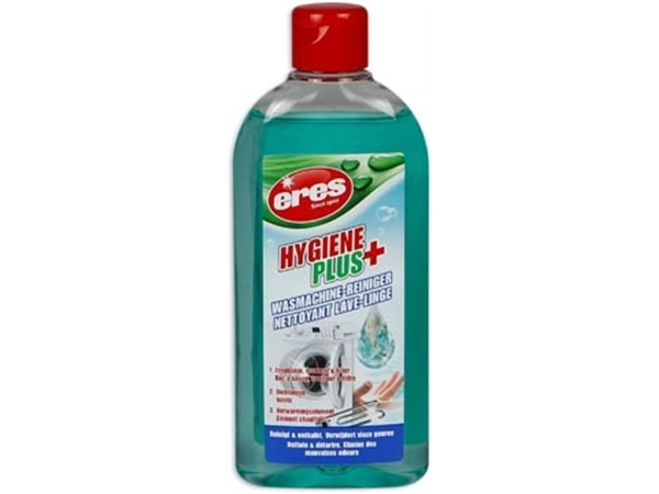 Een Eres Hygiëne Plus+ wasmachine reiniger, fles van 250 ml koop je bij ShopXPress