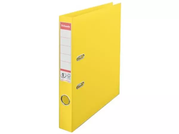 Een Esselte Ordner Power N° 1 Vivida ft A4, rug van 5 cm, geel koop je bij ShopXPress