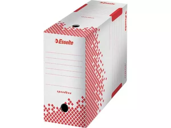 Een Esselte archiefdoos Speedbox 150, rug van 15 cm koop je bij ShopXPress