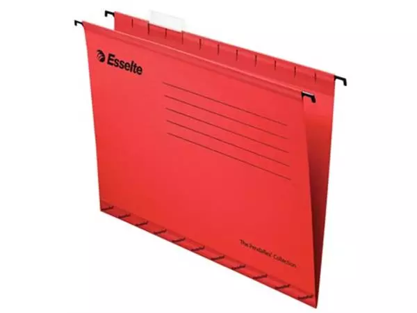 Een Esselte hangmappen voor laden Classic tussenafstand 330 mm, rood, doos van 25 stuks koop je bij ShopXPress