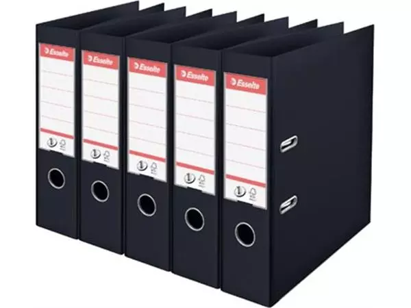 Een Esselte ordner Power N°1, rug van 7,5 cm, zwart, pak van 5 stuks koop je bij ShopXPress