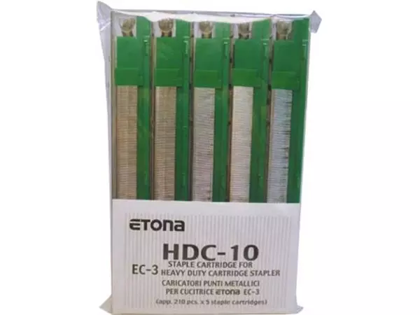 Een Etona nietjescassette voor EC-3, capaciteit 41 - 55 blad, pak van 5 stuks koop je bij ShopXPress