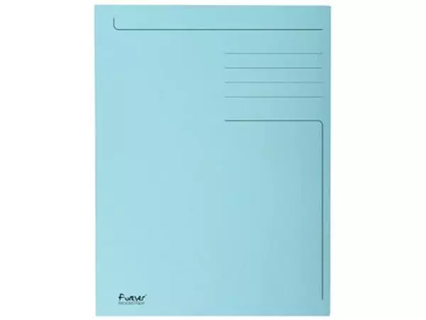 Een Exacompta dossiermap Foldyne ft 24 x 32 cm (voor ft A4), lichtblauw, pak van 50 stuks koop je bij ShopXPress