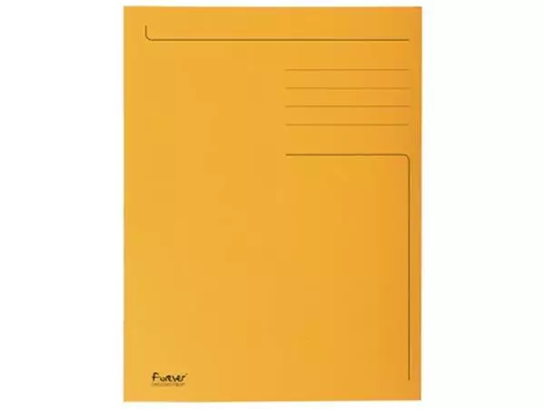 Een Exacompta dossiermap Foldyne ft 24 x 32 cm (voor ft A4), oranje, doos van 50 stuks koop je bij ShopXPress