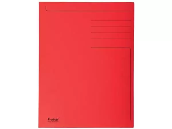 Een Exacompta dossiermap Foldyne ft 24 x 32 cm (voor ft A4), rood, doos van 50 stuks koop je bij ShopXPress