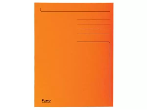 Een Exacompta dossiermap Foldyne ft 24 x 35 cm (voor ft folio), oranje, pak van 50 stuks koop je bij ShopXPress