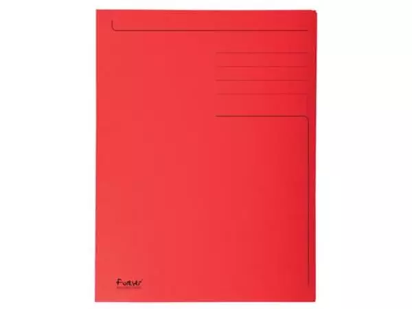 Een Exacompta dossiermap Foldyne ft 24 x 35 cm (voor ft folio), rood, pak van 50 stuks koop je bij ShopXPress