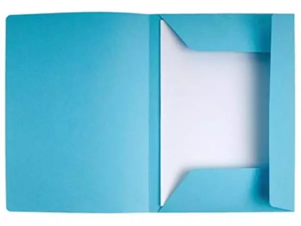 Een Exacompta dossiermap Super 210, met 3 kleppen, lichtblauw koop je bij ShopXPress