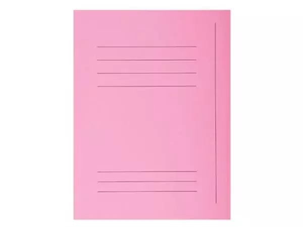 Een Exacompta dossiermap Super 210, met 3 kleppen, roze koop je bij ShopXPress