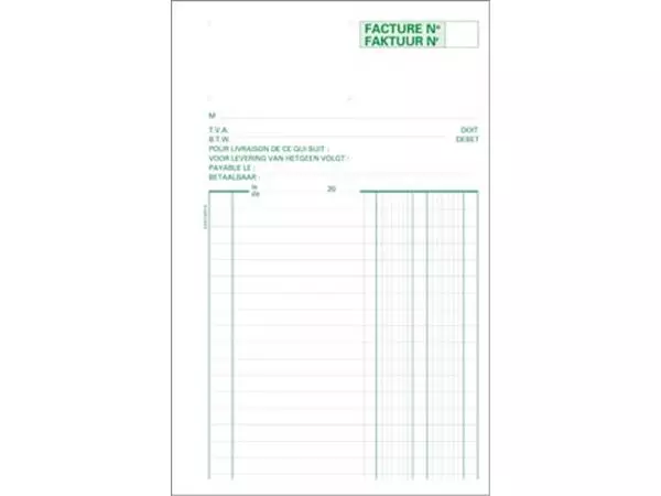 Een Exacompta factuurboek, ft 21 x 13,5 cm, tweetalig, dupli (50 x 2 vel) koop je bij ShopXPress