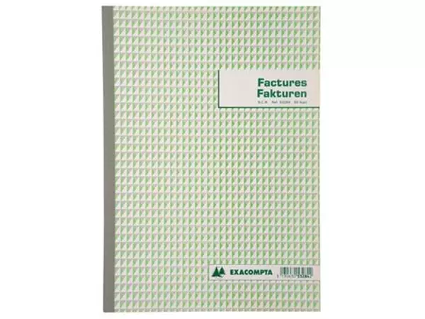Een Exacompta factuurboek, ft 29,7x21 cm, tweetalig, dupli (50 x 2 vel) koop je bij ShopXPress
