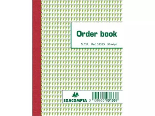 Een Exacompta orderbook, ft 13,5 x 10,5 cm, tripli (50 x 3 vel) koop je bij ShopXPress