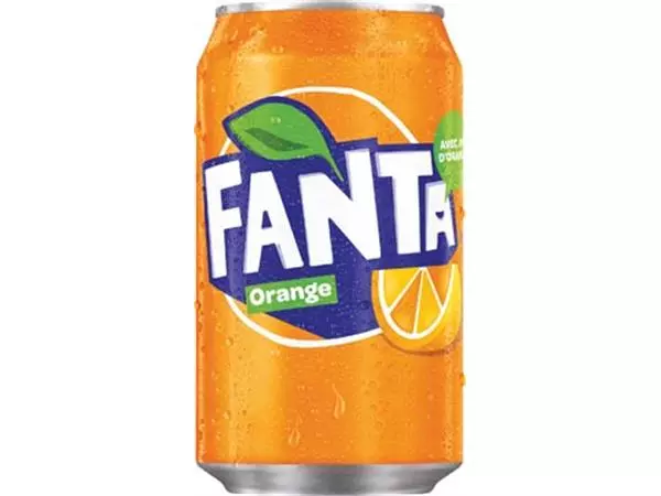 Een Fanta Orange frisdrank, blik van 33 cl, pak van 24 stuks koop je bij ShopXPress