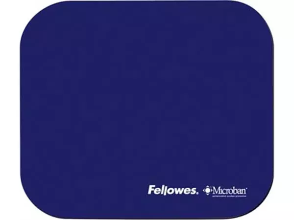 Een Fellowes muismat Microban, blauw koop je bij ShopXPress