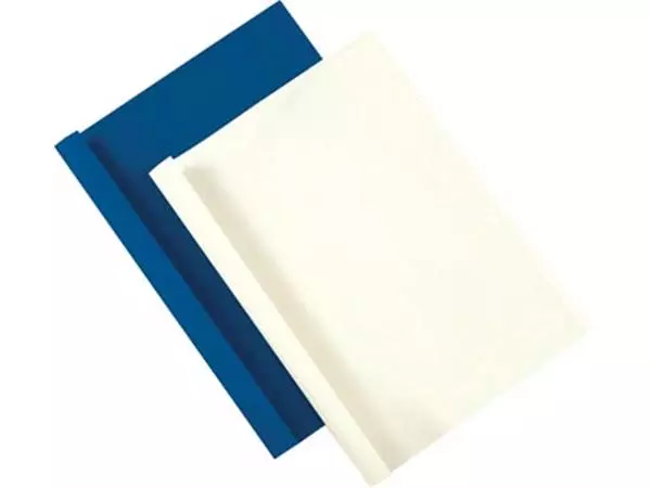 Een Fellowes thermische omslagen, ft A4, PVC lederlook, rug 1,5 mm, pak van 100 stuks, wit koop je bij ShopXPress