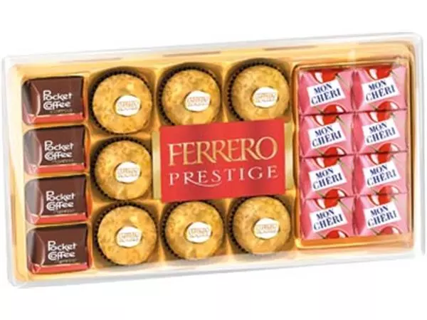 Een Ferrero Prestige Mix, 21 stuks, doos van 246 g koop je bij ShopXPress
