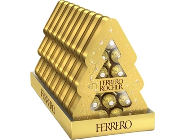 Een Ferrero Rocher Xmas Tree, doos van 150 g koop je bij ShopXPress