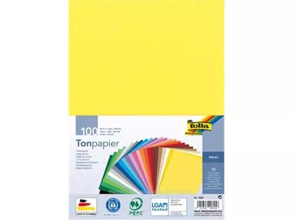 Een Folia gekleurd tekenpapier koop je bij ShopXPress