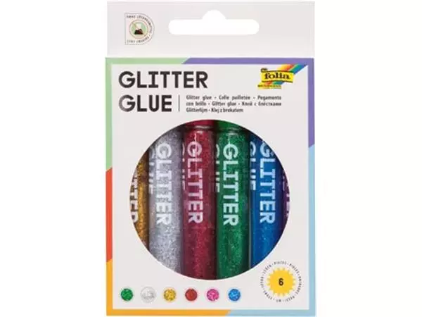 Een Folia glitterlijm koop je bij ShopXPress