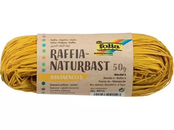 Een Folia raffia donkergeel koop je bij ShopXPress