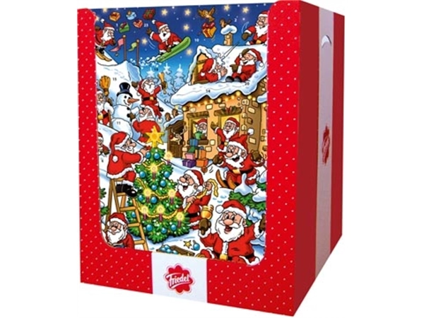 Een Friedel chocolade adventskalender, doos van 65 g koop je bij ShopXPress