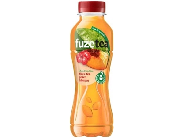 Vous pouvez acheter un Fuze Tea boisson rafraîchissant, non pétillant, bouteille de 40 cl, paquet de 12 pièces, mêche hibiscus chez Supplierz BV