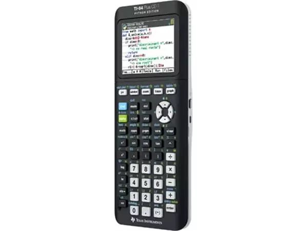 Sie können einen Texas grafische rekenmachine TI-84 Plus CE-T Python edition, zwart bei Supplierz BV kaufen