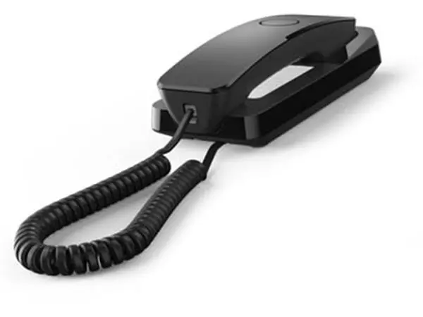 Een GIGAset DESK200 vaste telefoon, zwart koop je bij ShopXPress